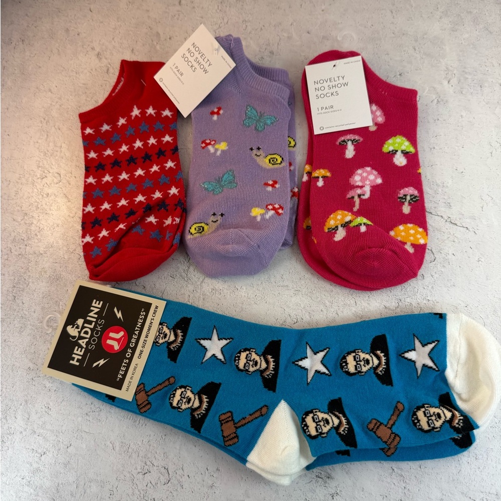 Assortment of Fun Women’s Socks